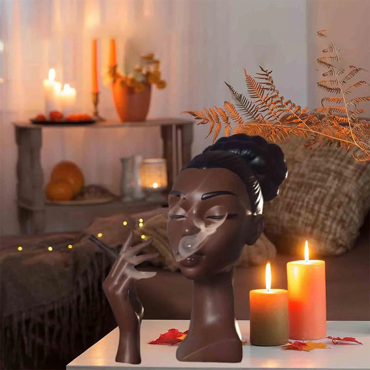 Lisslune | Unique Head-Shaped Incense Burner