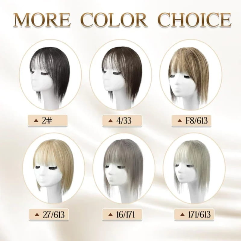 Lisslune | Natural Hairpiece with Bangs for Women