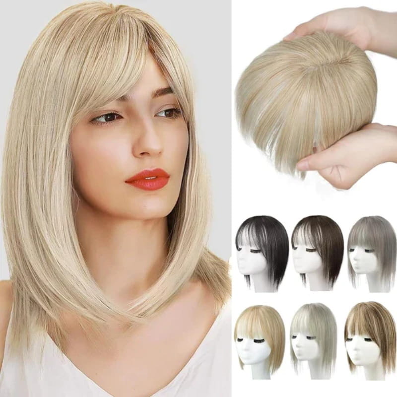 Lisslune | Natural Hairpiece with Bangs for Women