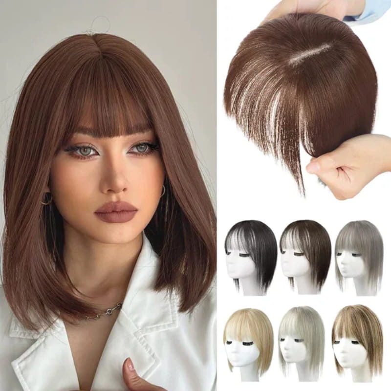 Lisslune | Natural Hairpiece with Bangs for Women