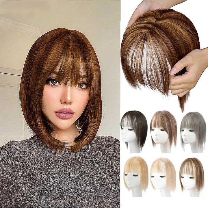 Lisslune | Natural Hairpiece with Bangs for Women