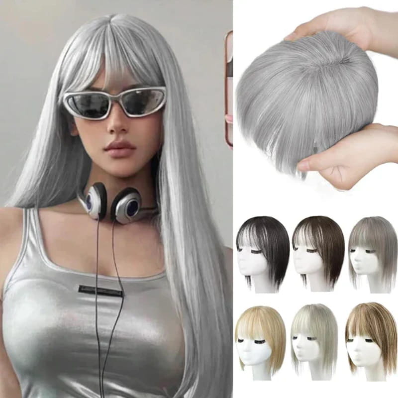 Lisslune | Natural Hairpiece with Bangs for Women