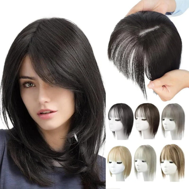 Lisslune | Natural Hairpiece with Bangs for Women