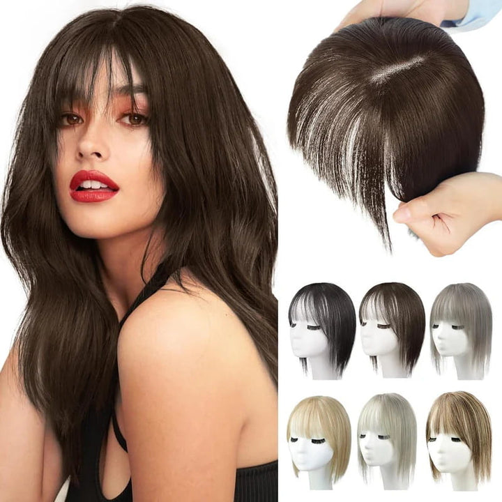 Lisslune | Natural Hairpiece with Bangs for Women