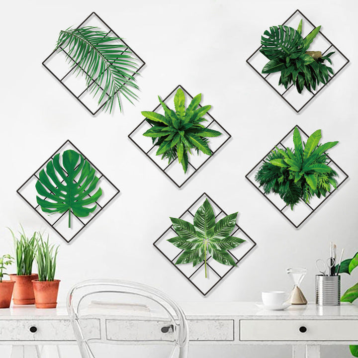 Lisslune | 3D wall sticker with green plant