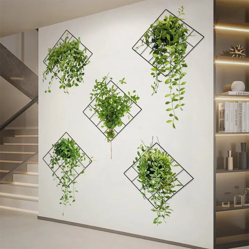 Lisslune | 3D wall sticker with green plant