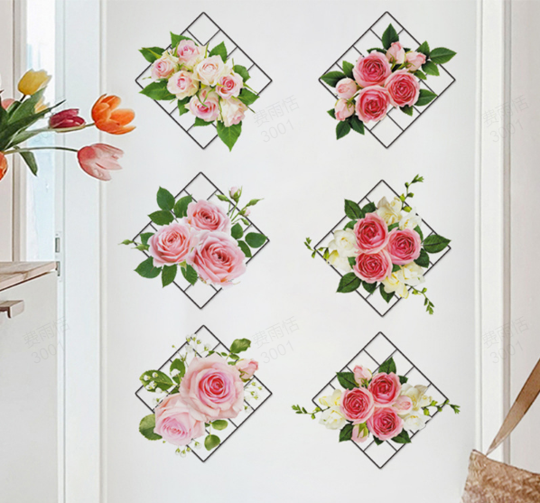 Lisslune | 3D wall sticker with green plant