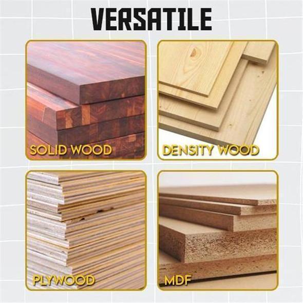 Lisslune | WoodCarver | 45° Miter Bit for Perfect Wood Joints