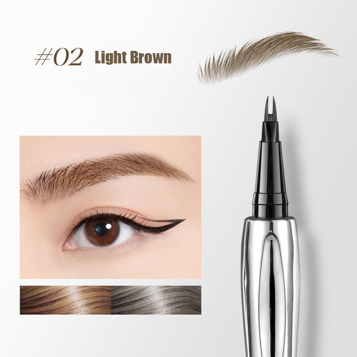 Lisslune | Improved Natural Waterproof Eyebrow Pencil with Micro-Fine Tip (super)