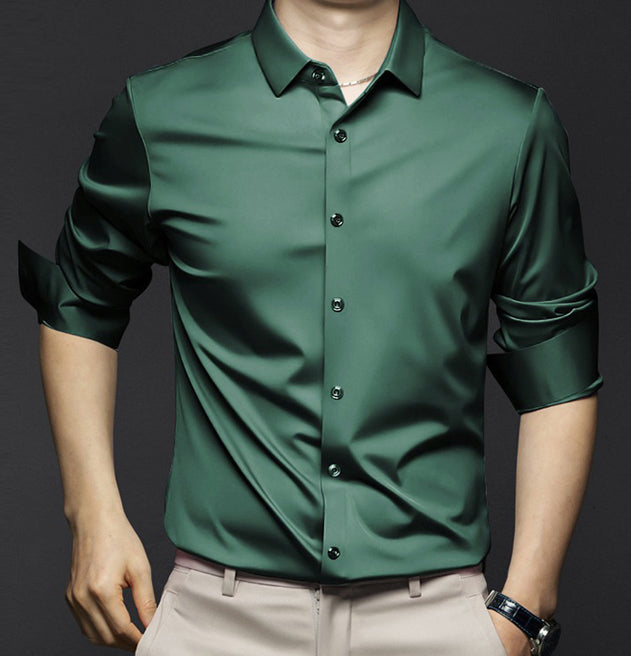 Lisslune | Classic wrinkle-free shirt for men