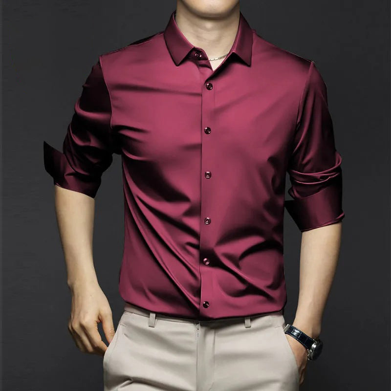 Lisslune | Classic wrinkle-free shirt for men