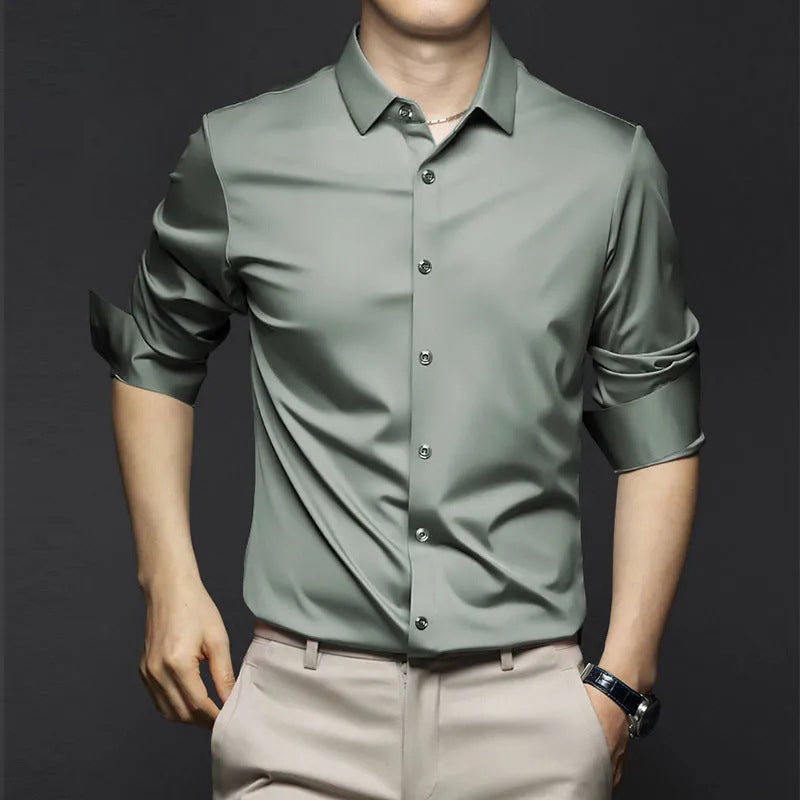 Lisslune | Classic wrinkle-free shirt for men
