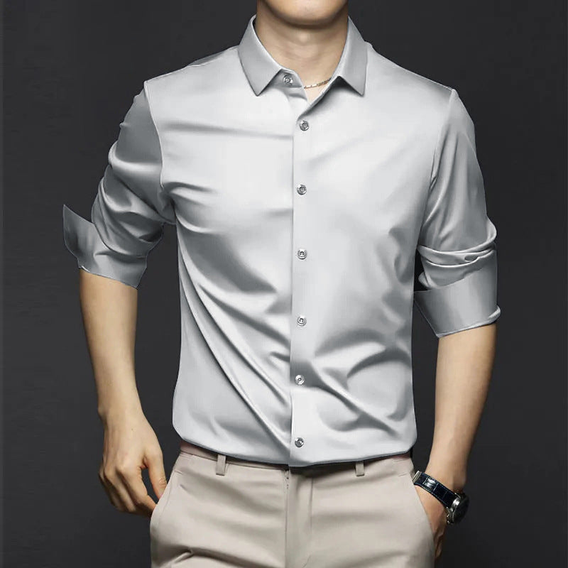 Lisslune | Classic wrinkle-free shirt for men