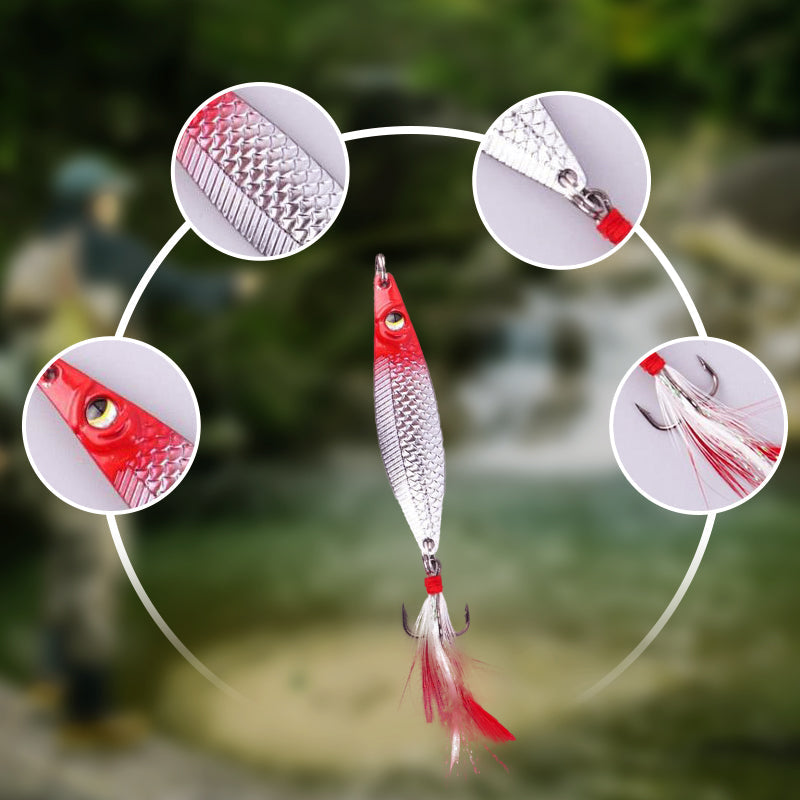 Lisslune | Realistic 3D floating fishing lure set with 3 hooks