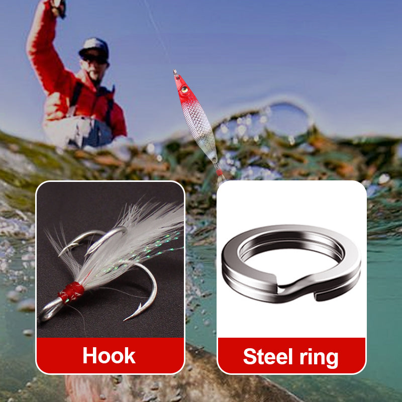 Lisslune | Realistic 3D floating fishing lure set with 3 hooks