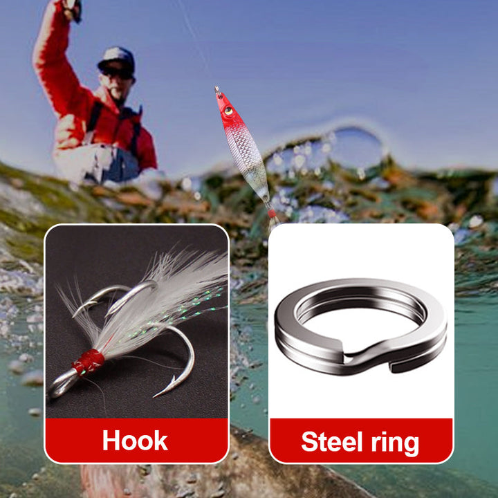 Lisslune | Realistic 3D floating fishing lure set with 3 hooks