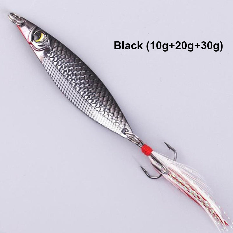Lisslune | Realistic 3D floating fishing lure set with 3 hooks