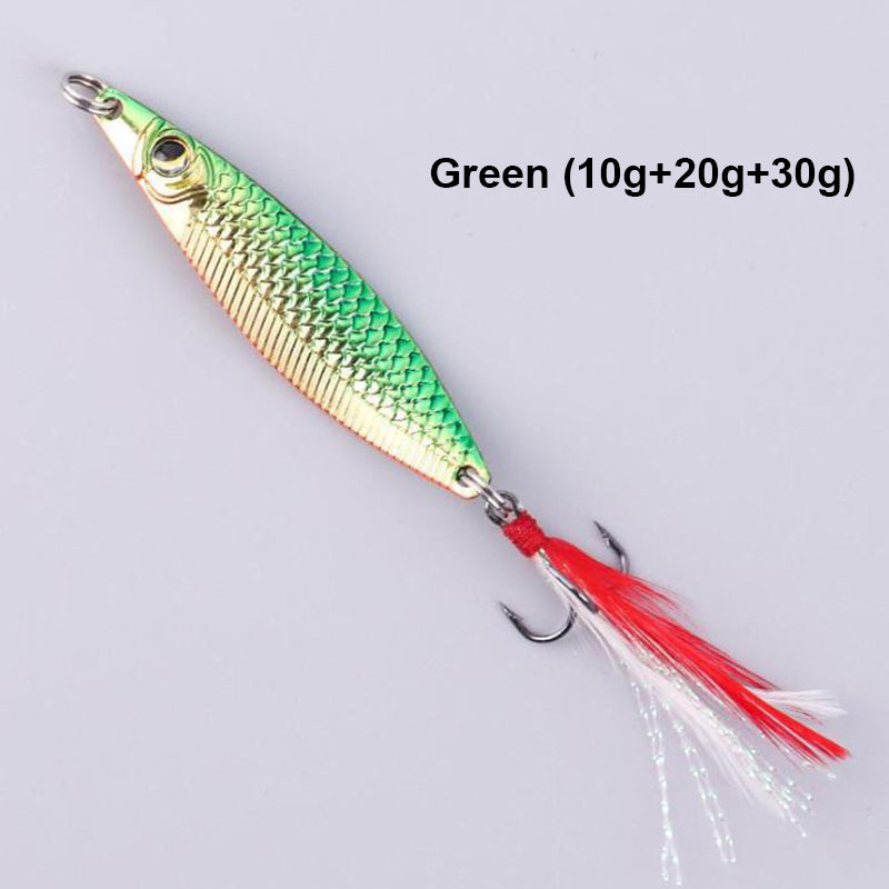 Lisslune | Realistic 3D floating fishing lure set with 3 hooks