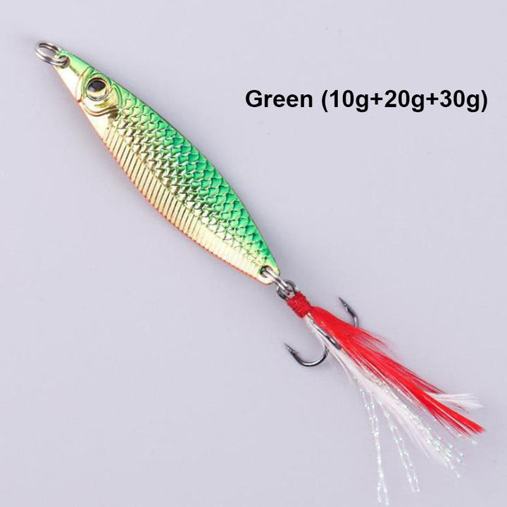 Lisslune | Realistic 3D floating fishing lure set with 3 hooks