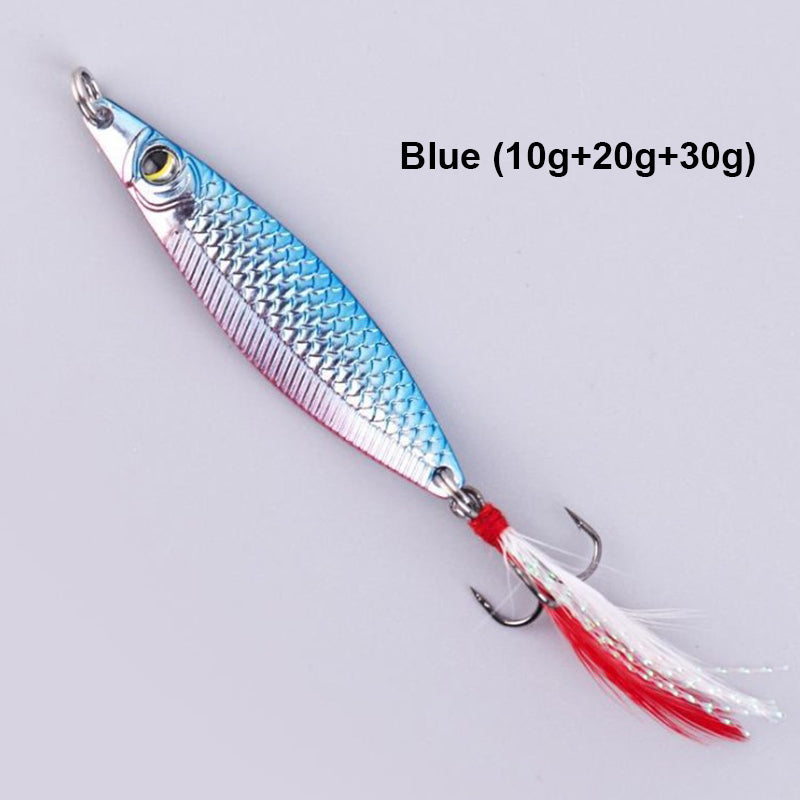 Lisslune | Realistic 3D floating fishing lure set with 3 hooks