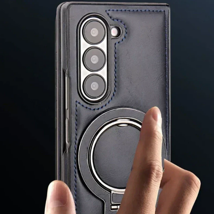 Lisslune | Premium PU leather magnetic case with stand for Samsung Fold 3/4/5/6