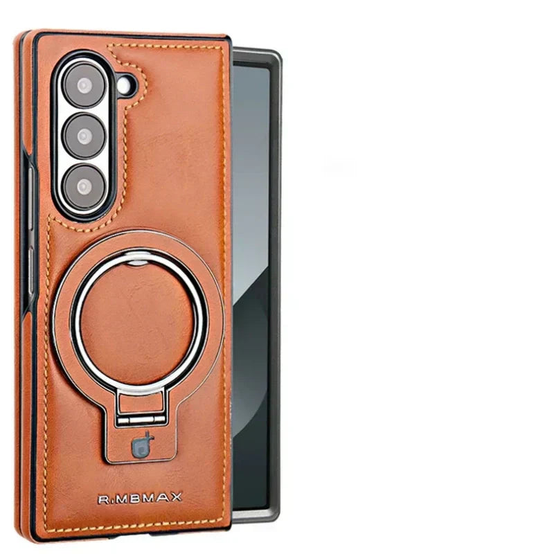 Lisslune | Premium PU leather magnetic case with stand for Samsung Fold 3/4/5/6