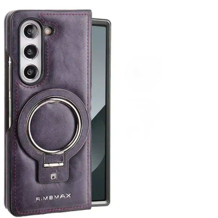Lisslune | Premium PU leather magnetic case with stand for Samsung Fold 3/4/5/6