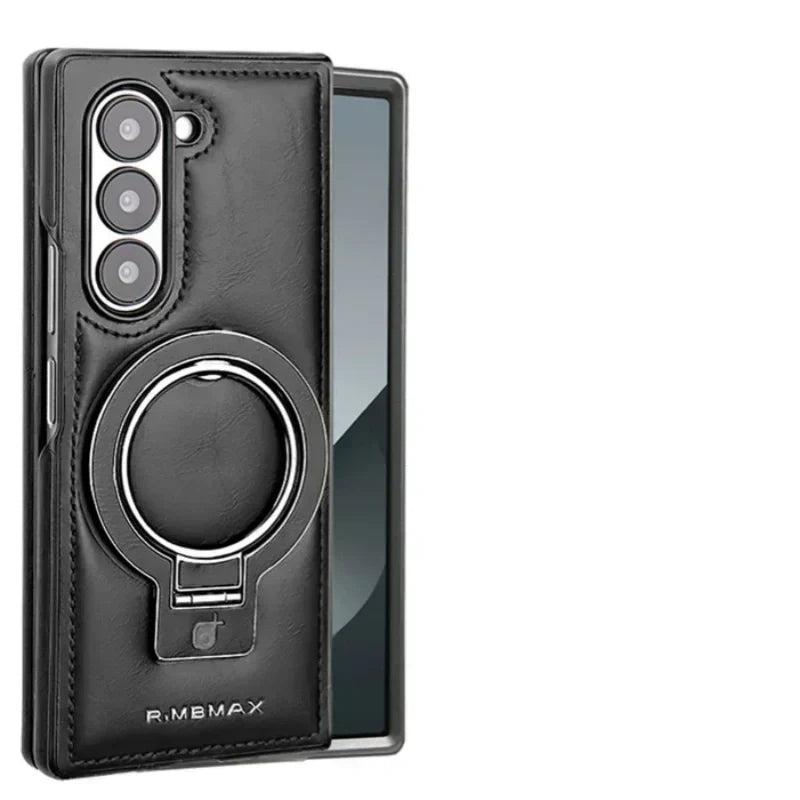Lisslune | Premium PU leather magnetic case with stand for Samsung Fold 3/4/5/6