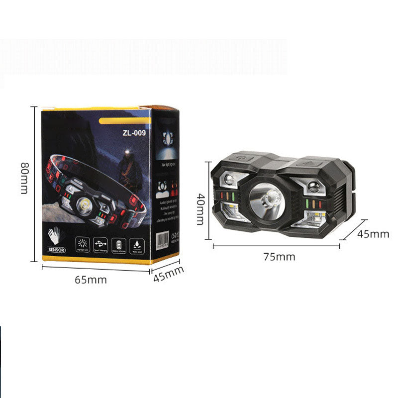 Lisslune | Smart adjustable rechargeable sensor headlamp
