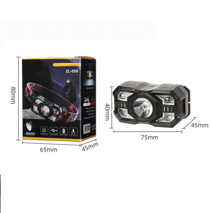 Lisslune | Smart adjustable rechargeable sensor headlamp