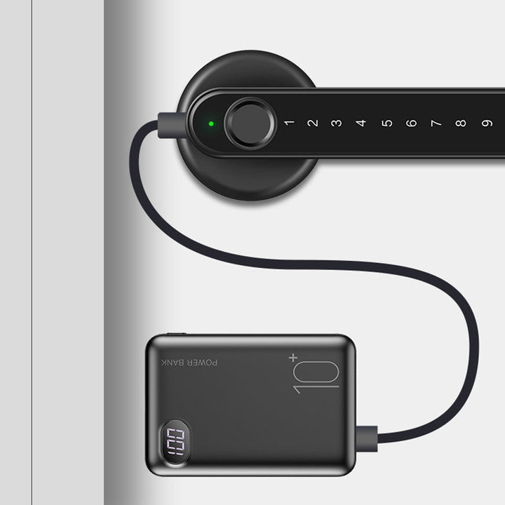 Lisslune | Fingerprint Smart door lock handle with Bluetooth APP control