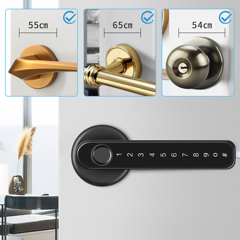 Lisslune | Fingerprint Smart door lock handle with Bluetooth APP control