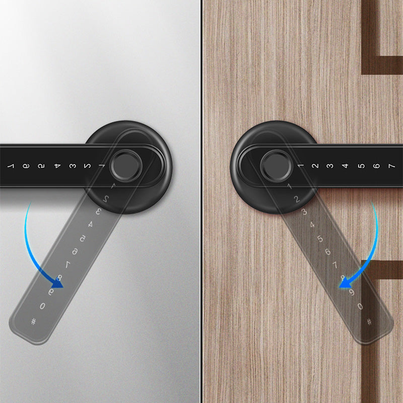 Lisslune | Fingerprint Smart door lock handle with Bluetooth APP control
