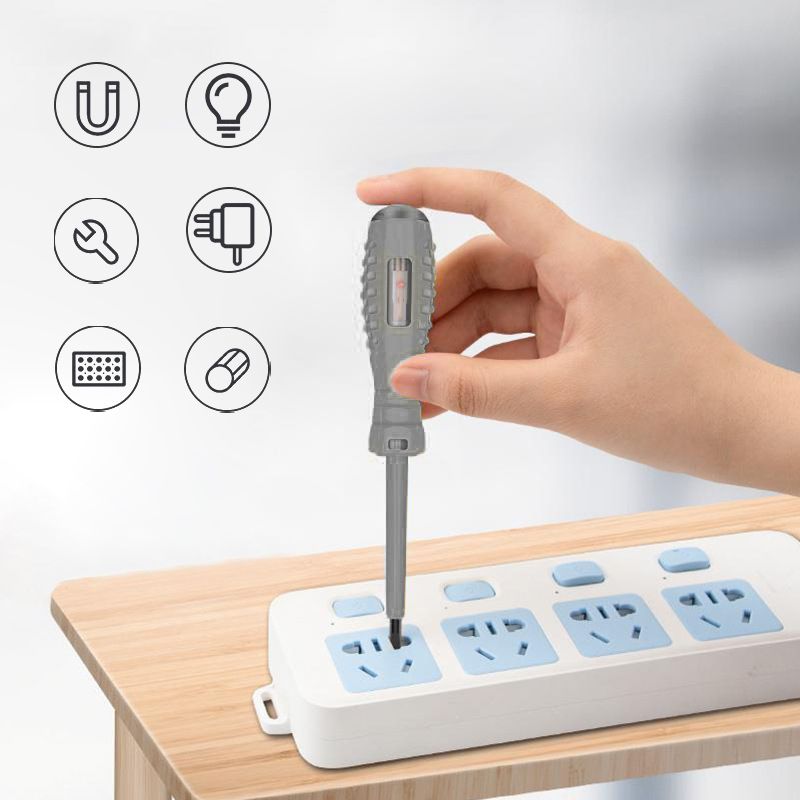 Lisslune | 2-in-1 strong magnetic screwdriver with high torque Electricity detector
