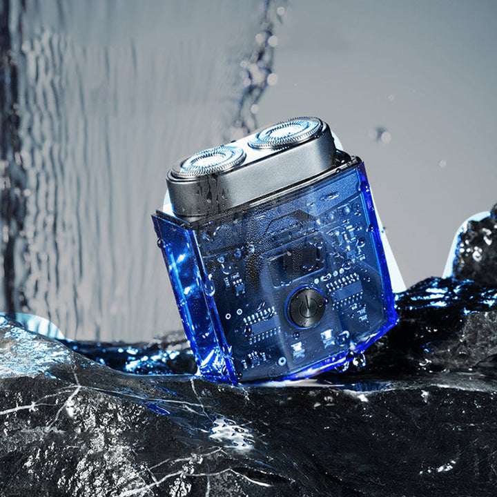 Lisslune | Transparent Mini Electric Razor with Low Noise Level