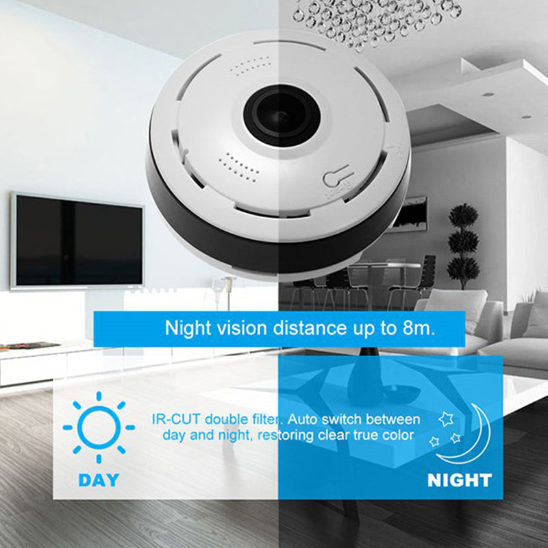 Lisslune | 360-Degree Wireless Indoor Panoramic Camera