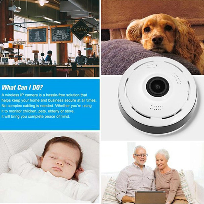Lisslune | 360-Degree Wireless Indoor Panoramic Camera