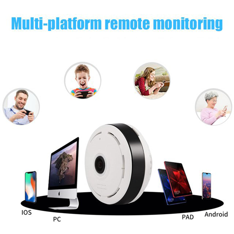 Lisslune | 360-Degree Wireless Indoor Panoramic Camera