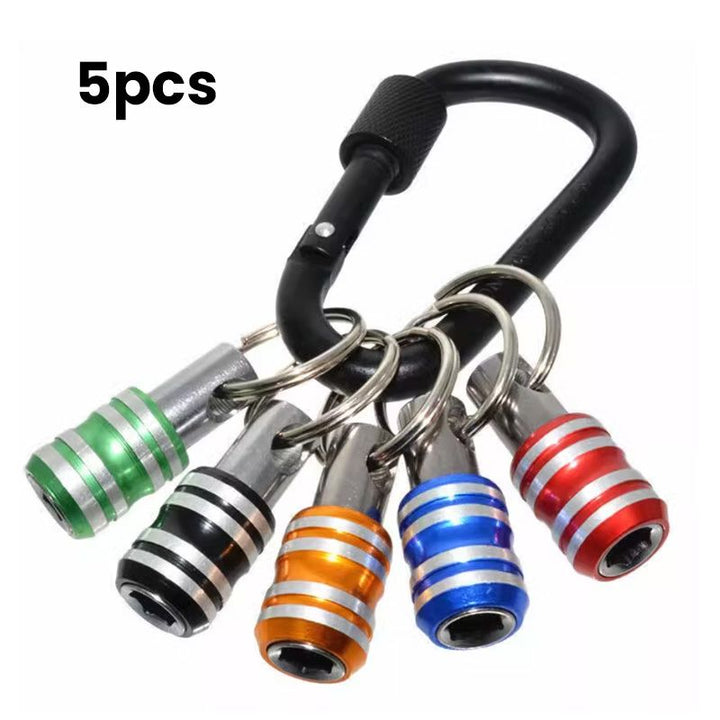 Lisslune | 1/4" hex screwdriver bit holder key rings
