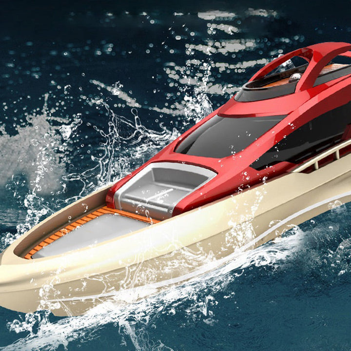 Lisslune | Mini 2.4G RC high-speed boat with LED lights