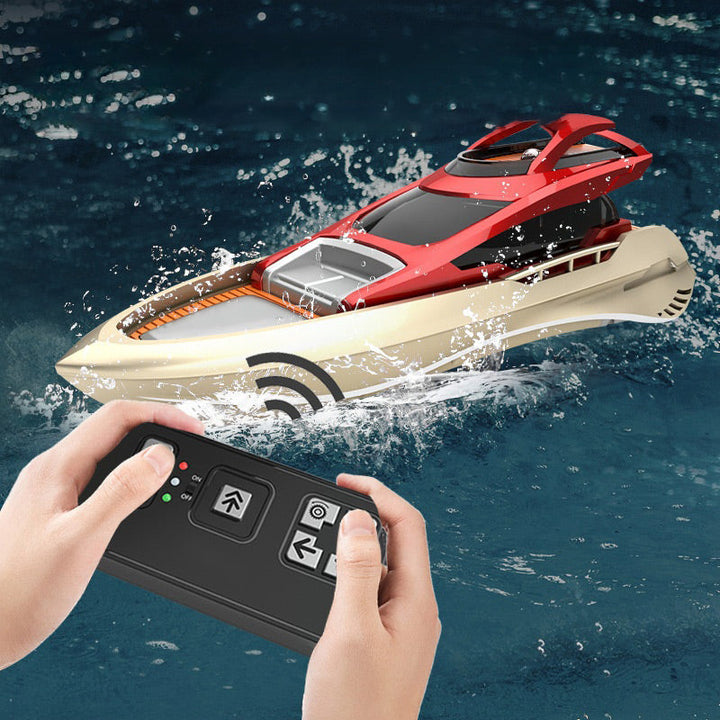 Lisslune | Mini 2.4G RC high-speed boat with LED lights
