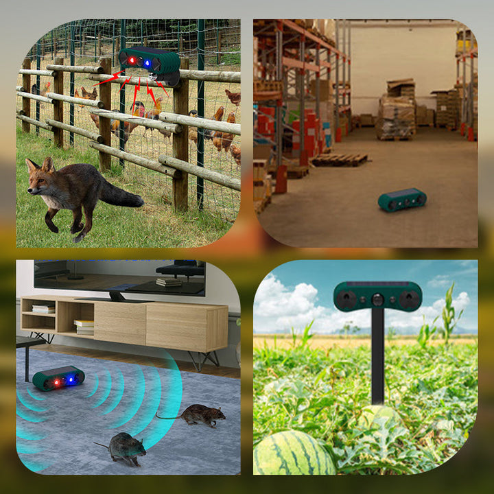 Lisslune | Solar motion sensor outdoor alarms for deterrence