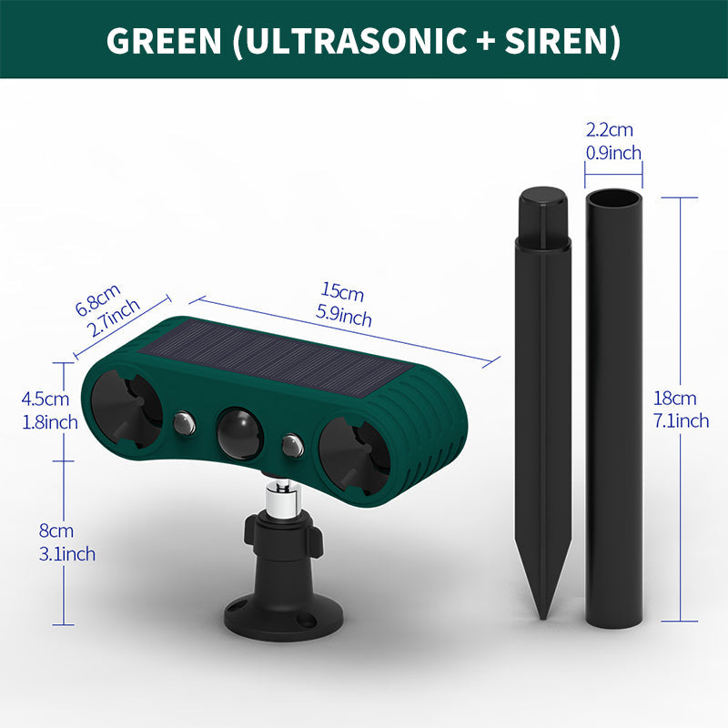 Lisslune | Solar motion sensor outdoor alarms for deterrence