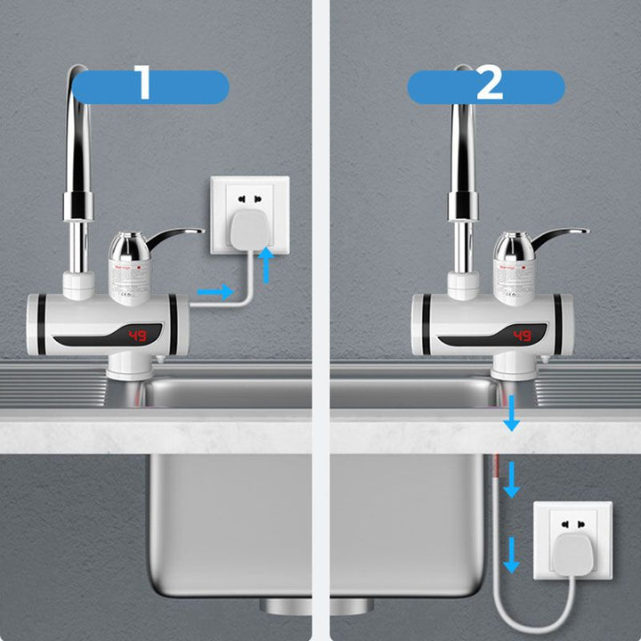 Lisslune | HotFlow Instant Electric Water Heater Tap – Instant Hot Water for Kitchens & Bathrooms (3000W)