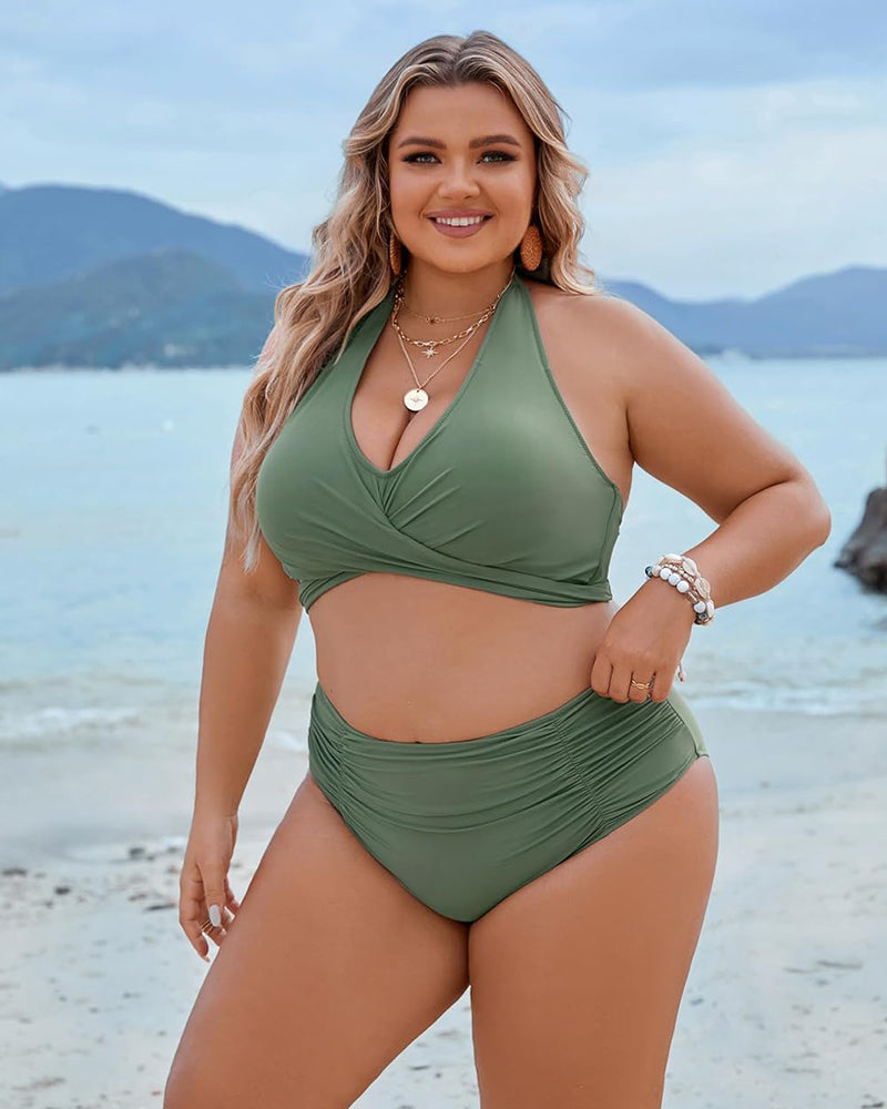 Lisslune | Bikini set with tummy control and high waist style