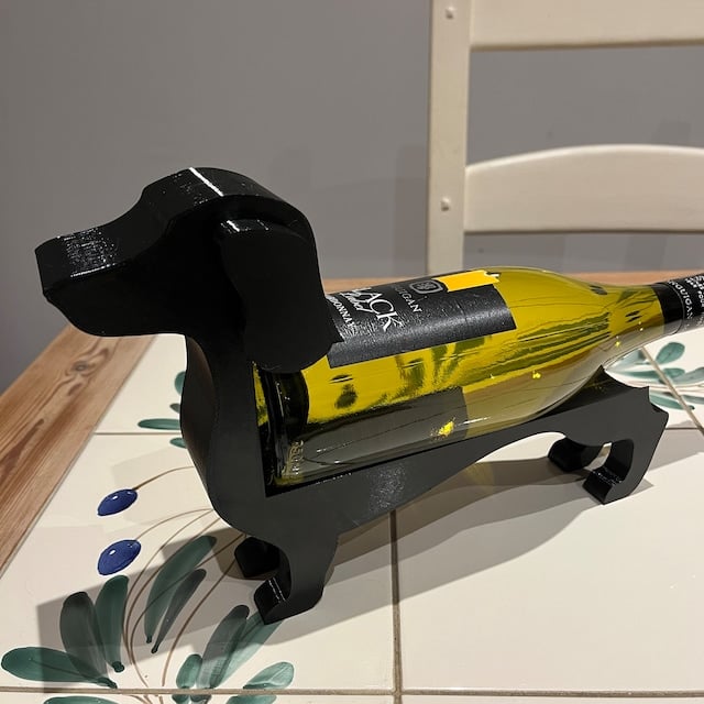 Lisslune | Wine Bottle Holder Shaped Like A Dachshund