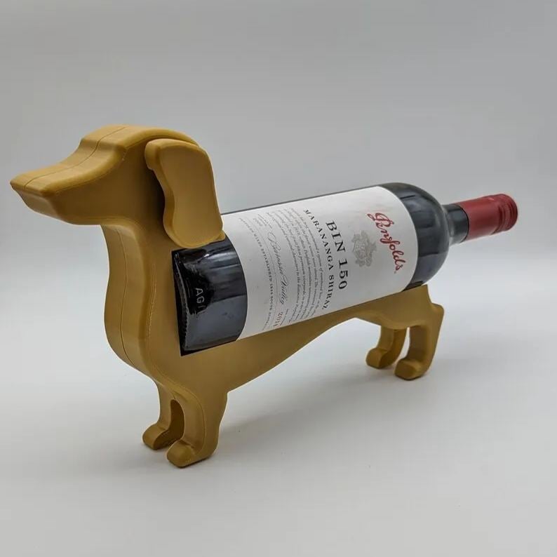 Lisslune | Wine Bottle Holder Shaped Like A Dachshund