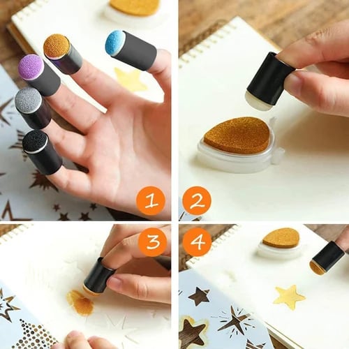 Lisslune | DIY set for finger painting with sponge