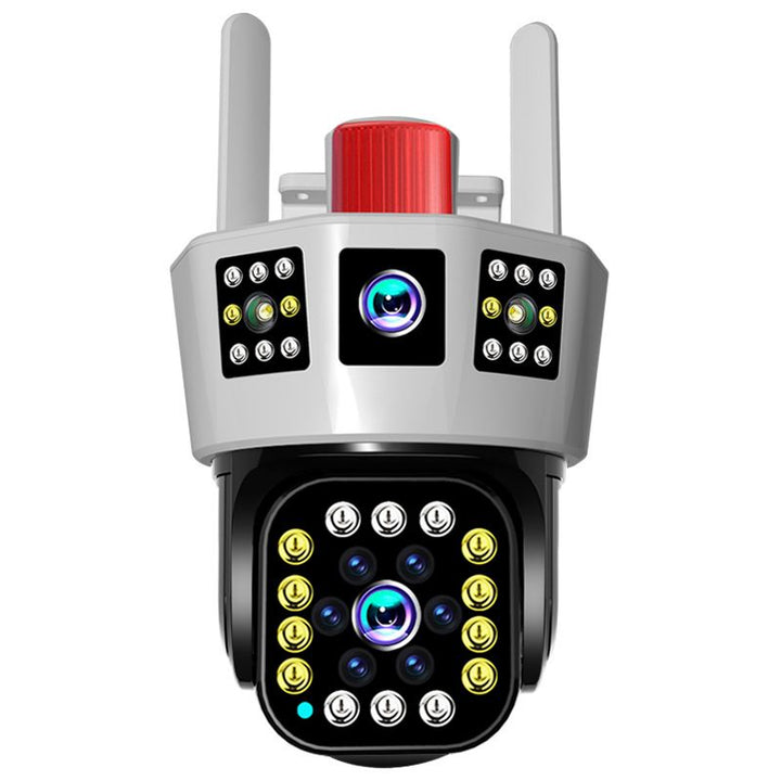 Lisslune | 360° smart solar surveillance camera with three screens