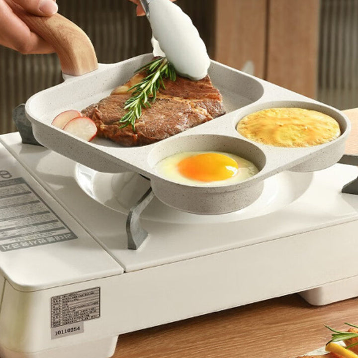 Lisslune | 3-in-1 divided non-stick pan